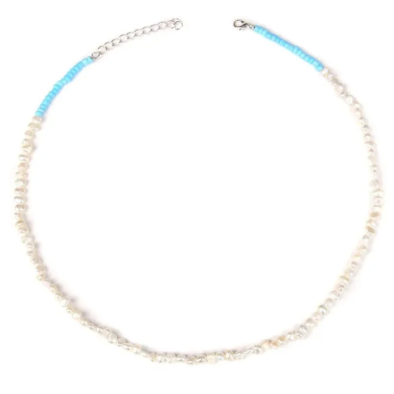 Adrián Natural Freshwater Pearl Choker