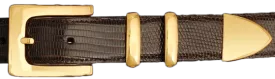 Alexander Kalifano 18kt Gold Plated 1 1/4" Broker Belt Buckle