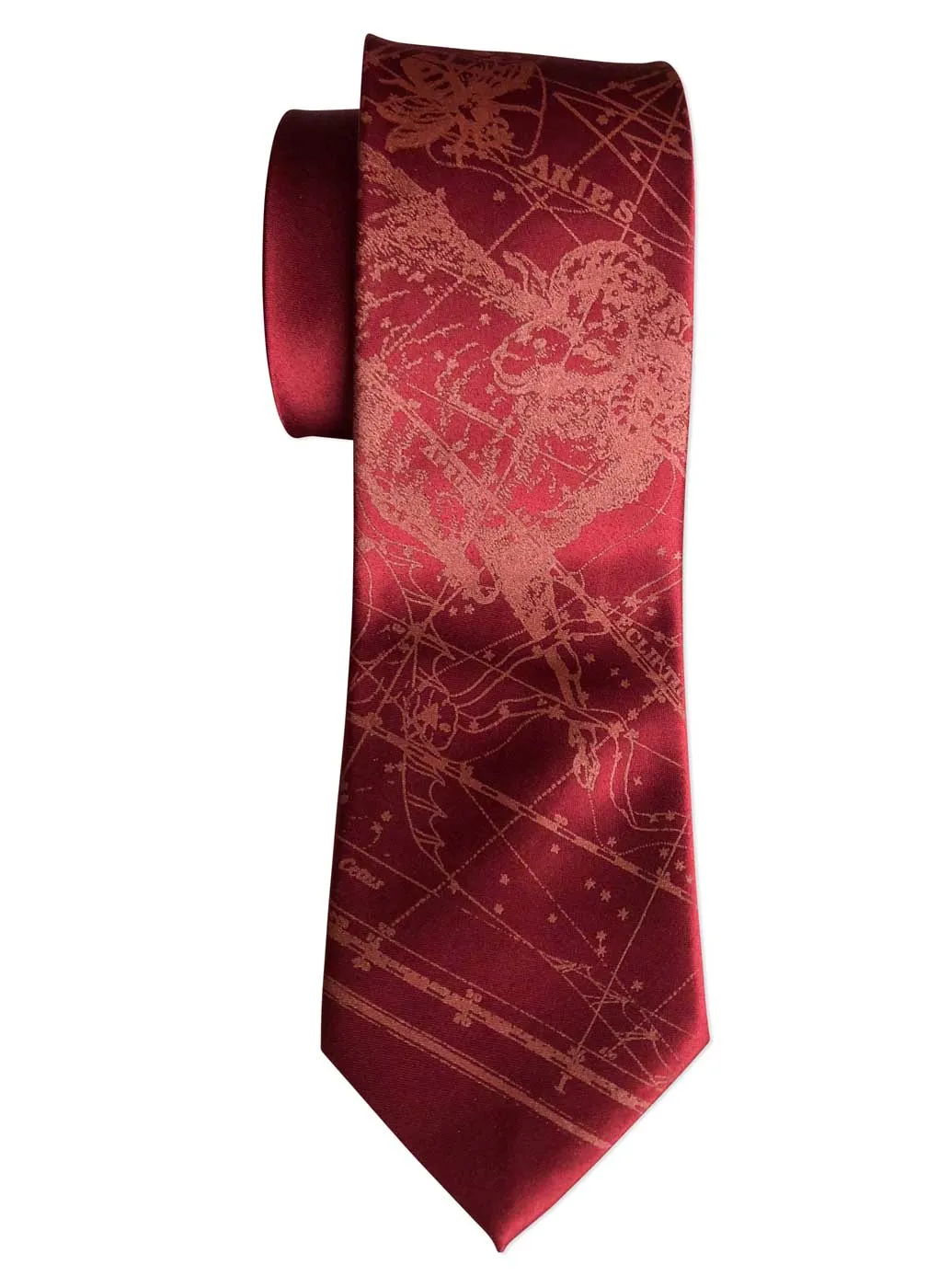 Aries Necktie, Zodiac Constellation Star Chart Tie