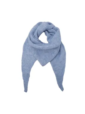 BCDELL knitted glitter scarf - Lt. Blue