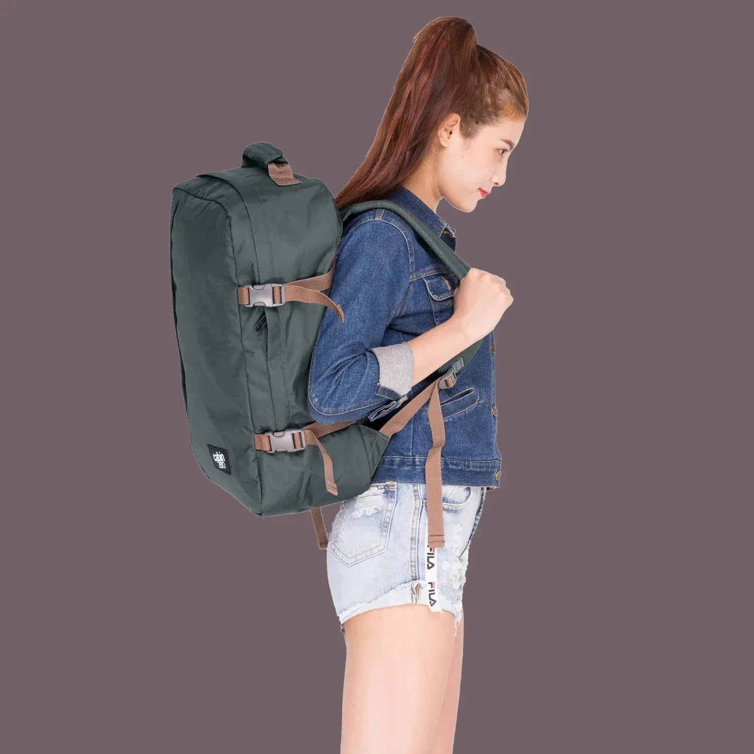 CABINZERO Classic BackPack 44L - Ultimate Traveler's Backpack - Black Sand