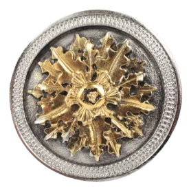Celtic Acorn Oak Leaf Gold Silver Belt Buckle