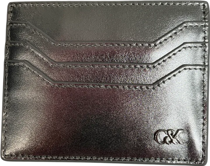 Charles & Keith Carli Metallic Leather Multi-slot Card Holder One Size
