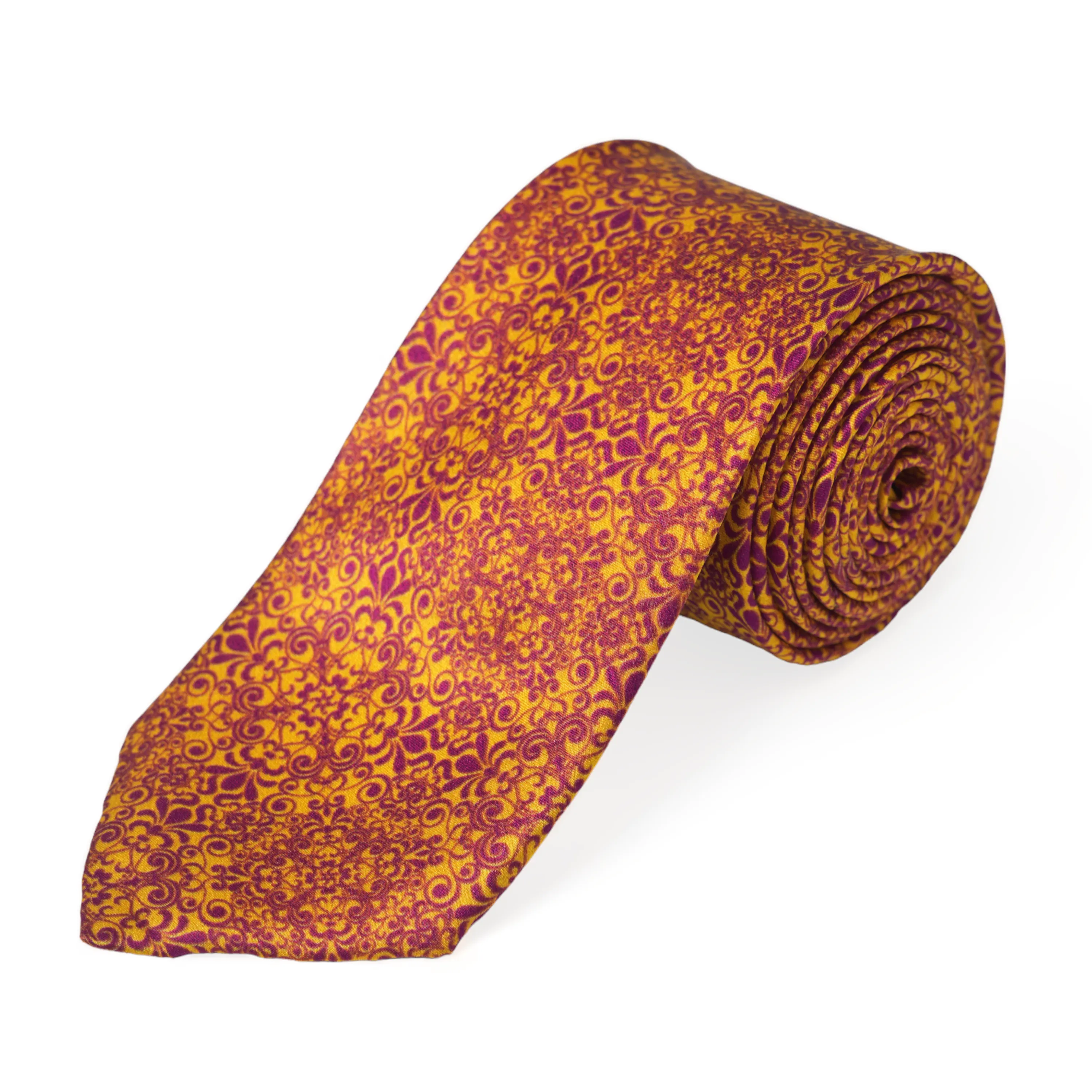 Chokore Red & Yellow Silk Tie  - Indian At Heart range