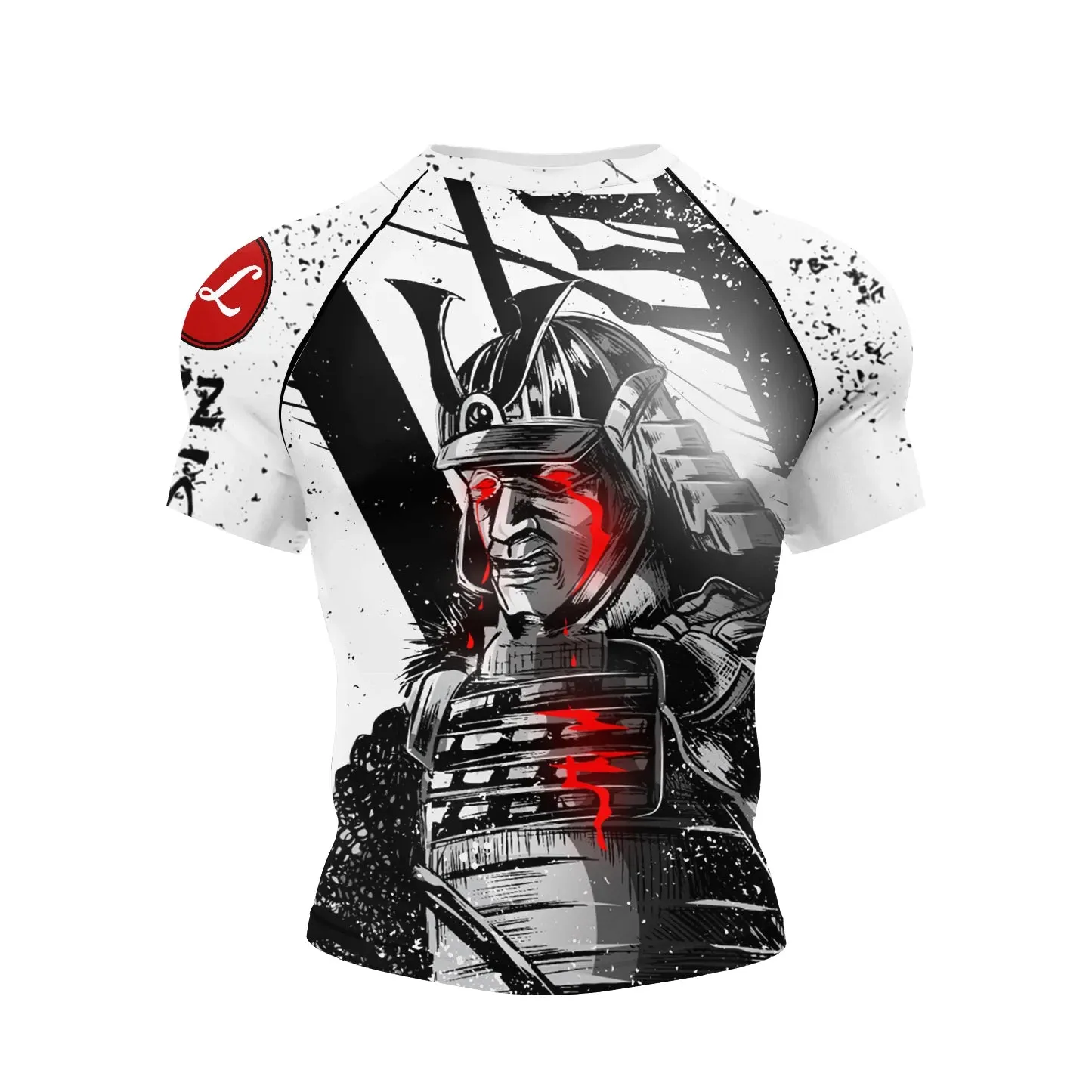Cody Lundin -  Bleeding Samurai -  Short Sleeve MMA  / BJJ  Compression Shirt / Rash Guard