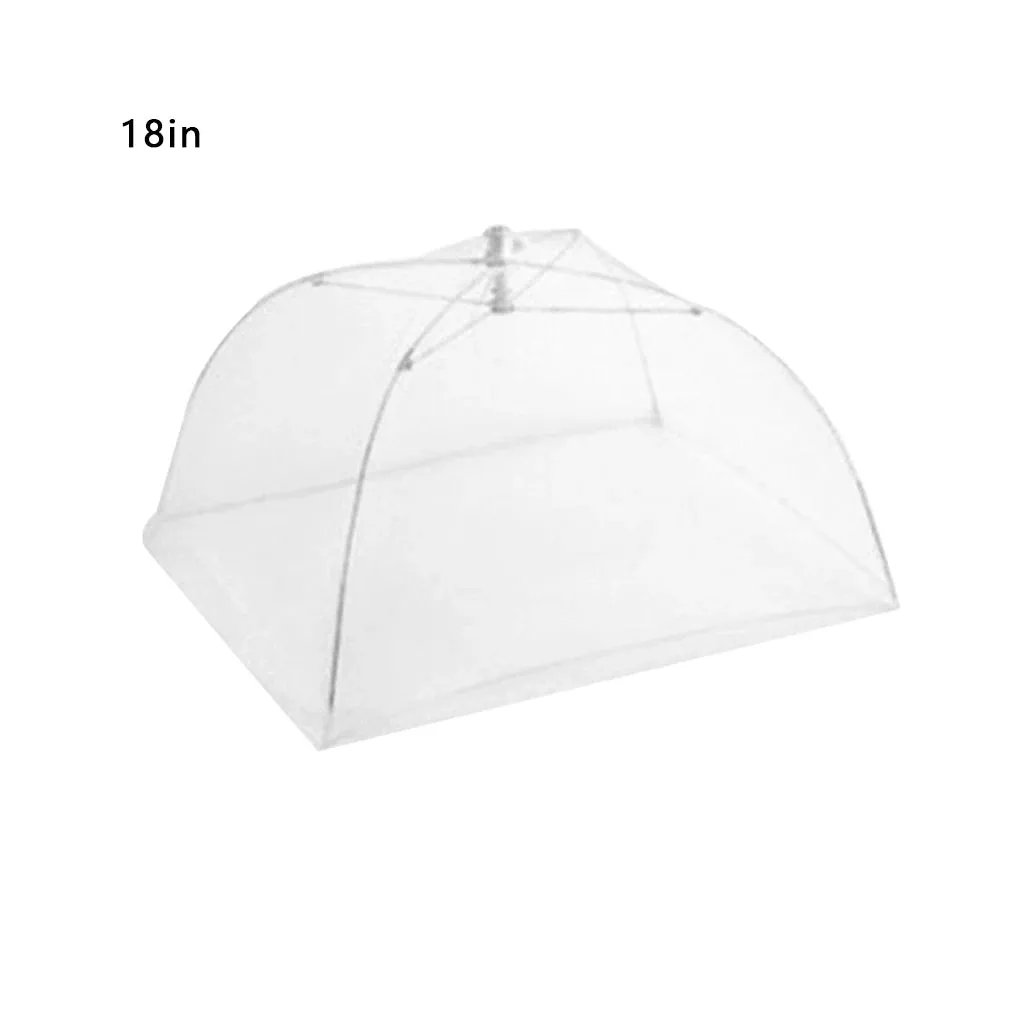 Folding Food Mesh Cover Tent Home Dining Table Kitchen Counter Meal Vegetable Fruit Umbrella Breathable Insect-proof Food Cover