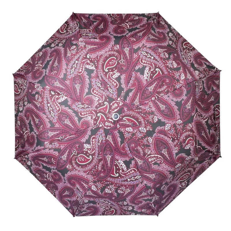 Folding Umbrella - Waterproof, Auto Open | Compact Size | Magenta
