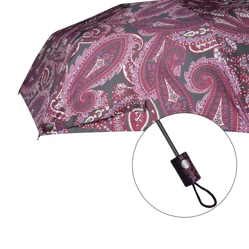 Folding Umbrella - Waterproof, Auto Open | Compact Size | Magenta