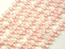 Fresh Water Pearl Beads, Light Pink, Top drilled, Dancing beads