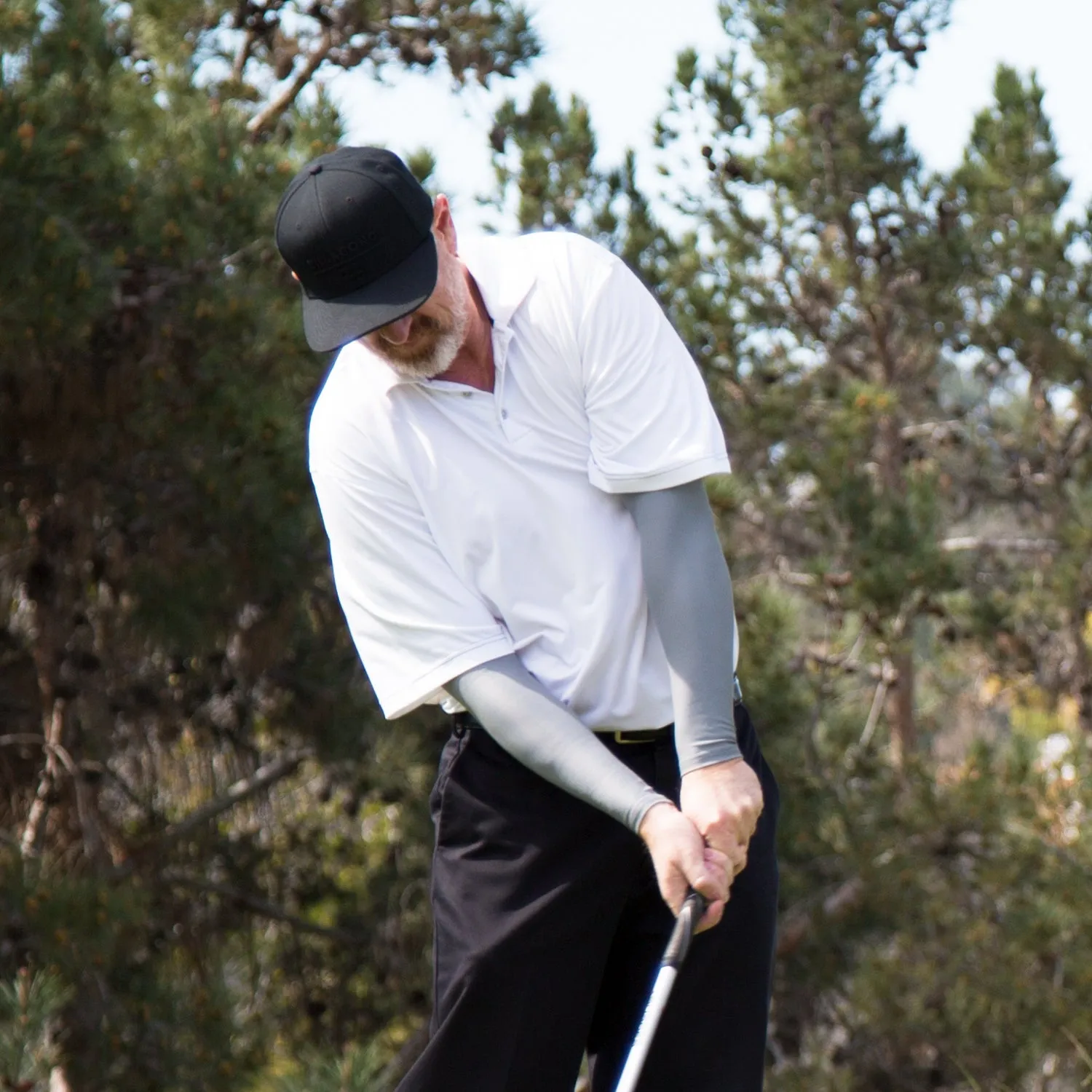 Green Camo Golf Sleeves for Arms