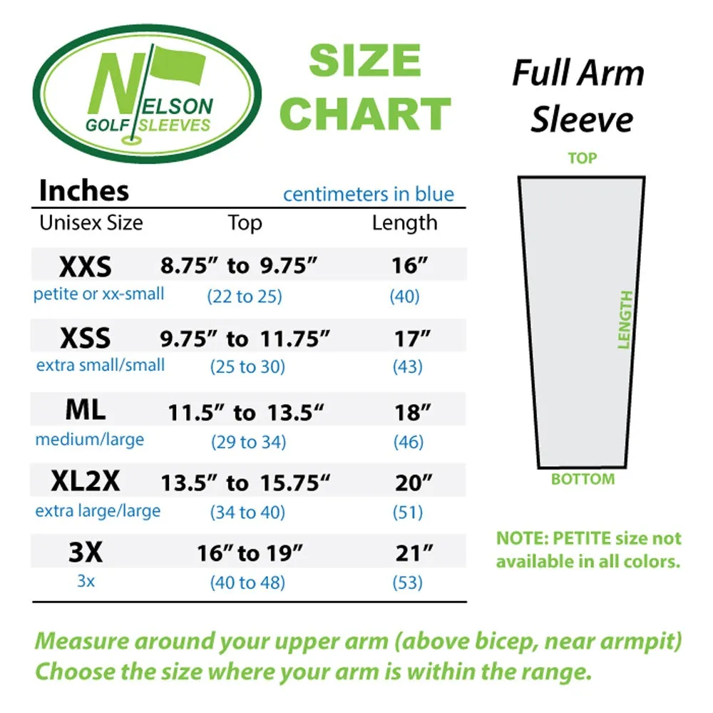 Grey Digital Camo Full Arm Golf Sleeves
