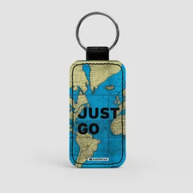 Just Go - World Map - Keychain