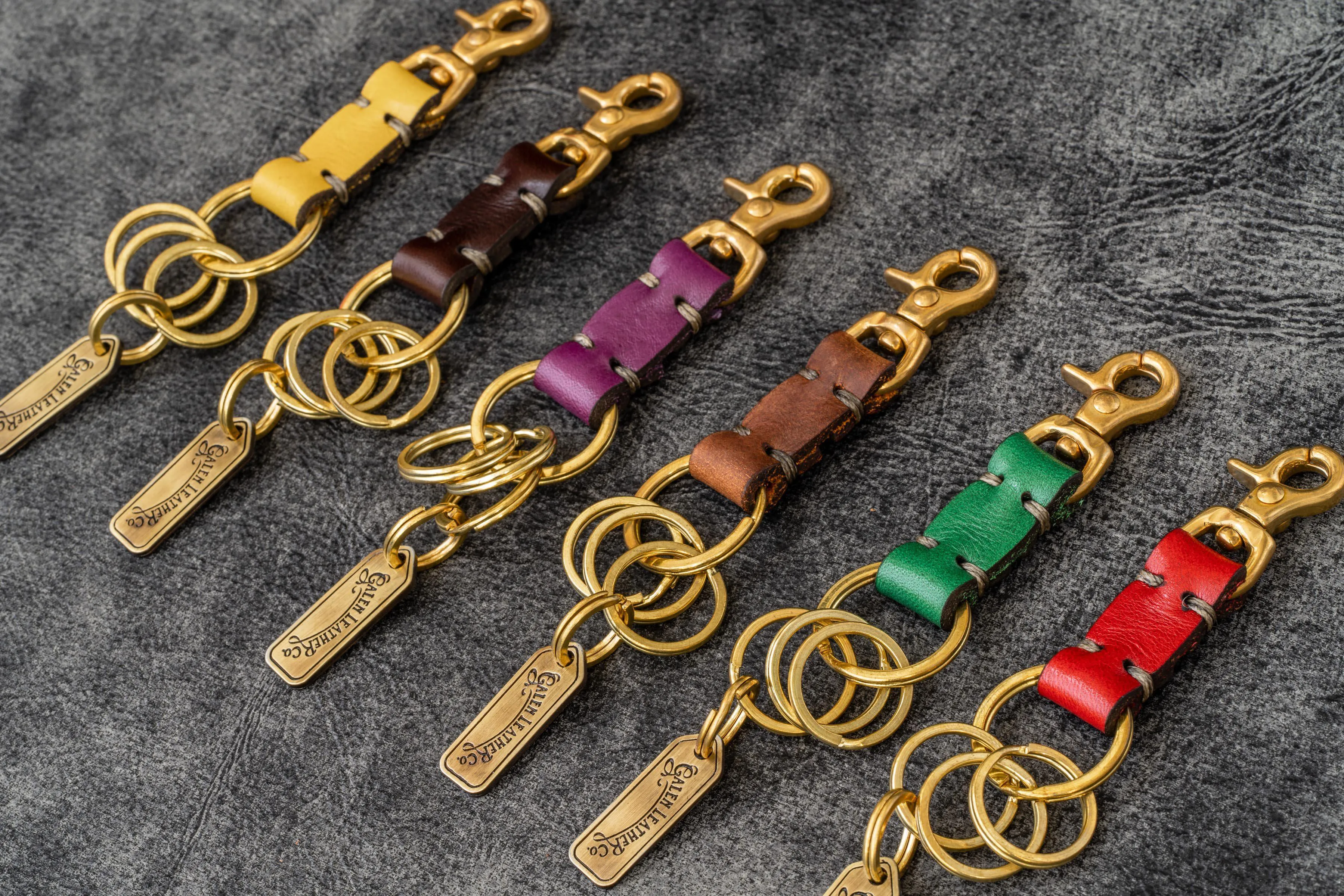 Leather Key Ring - New York
