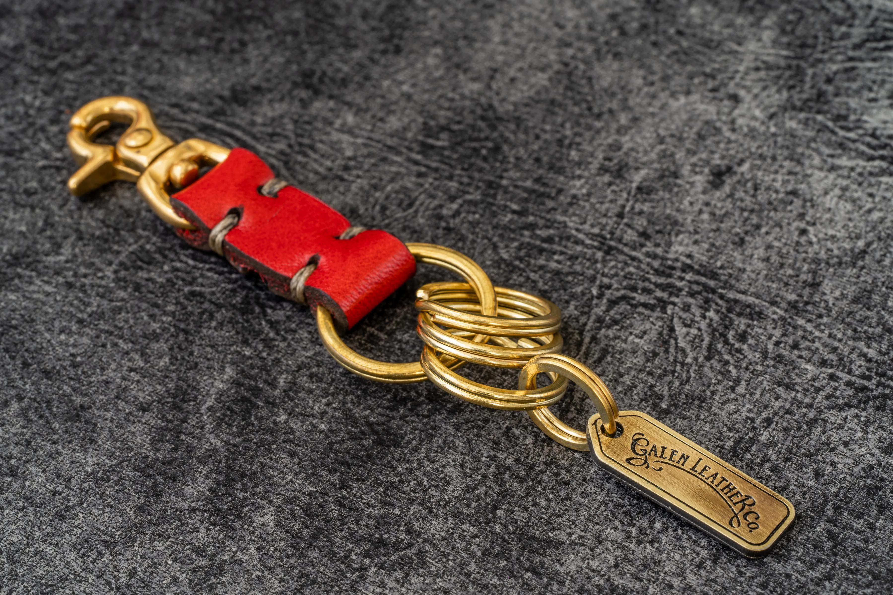 Leather Key Ring - New York