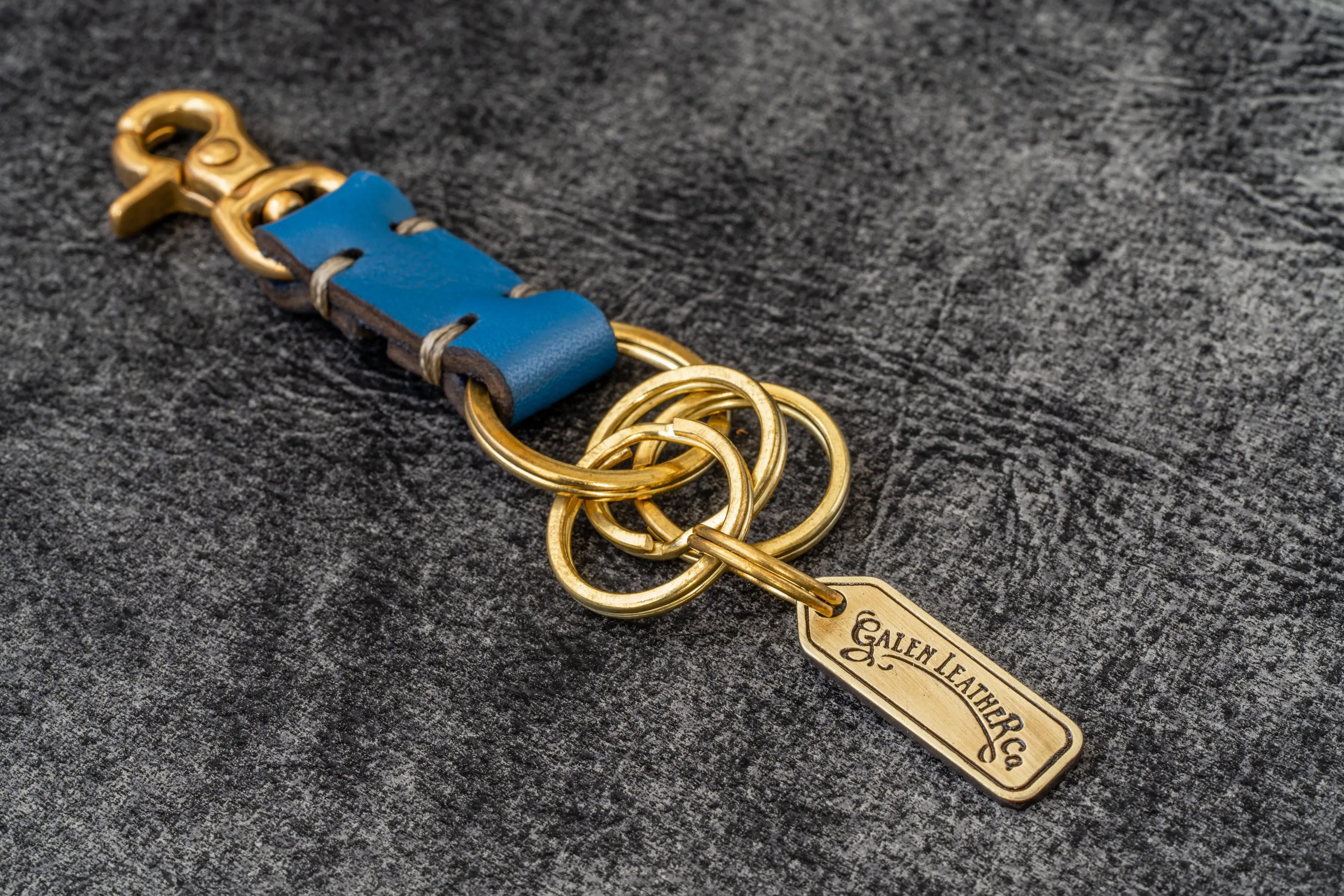 Leather Key Ring - New York