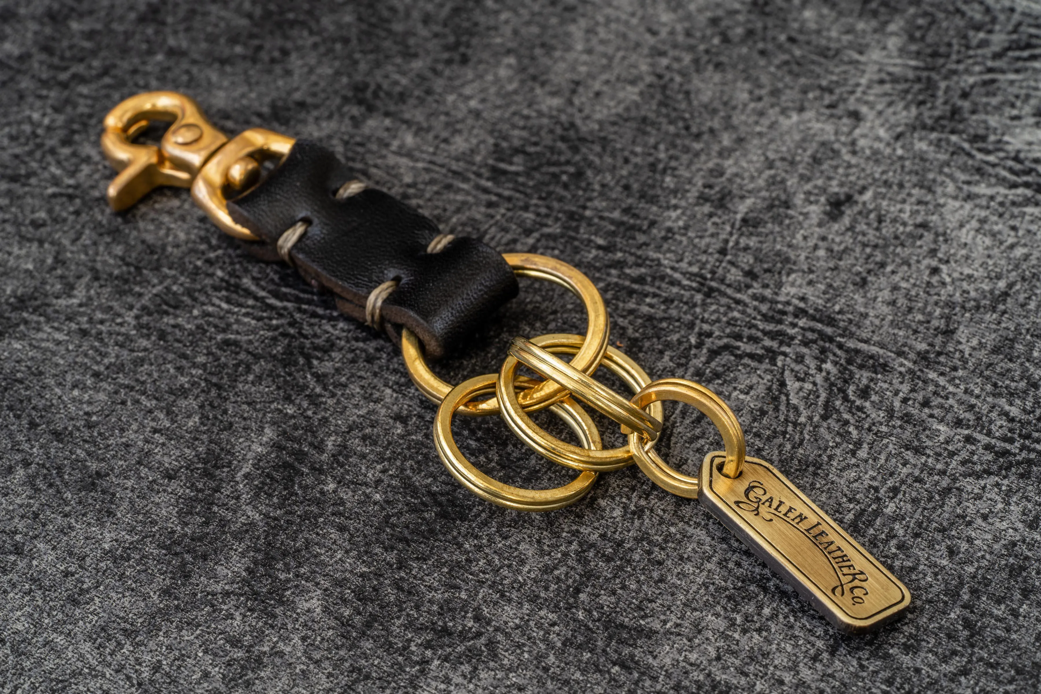 Leather Key Ring - New York
