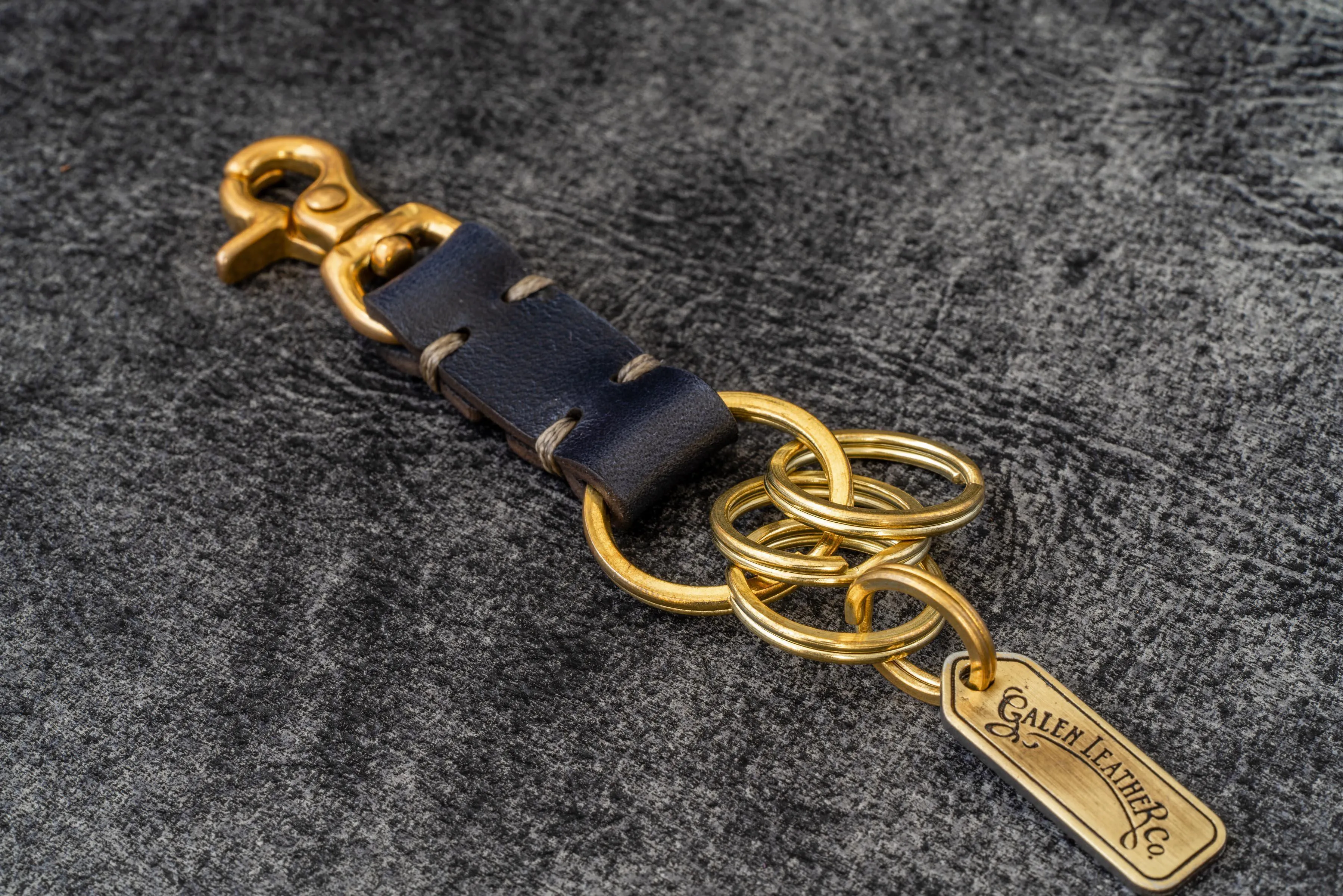 Leather Key Ring - New York