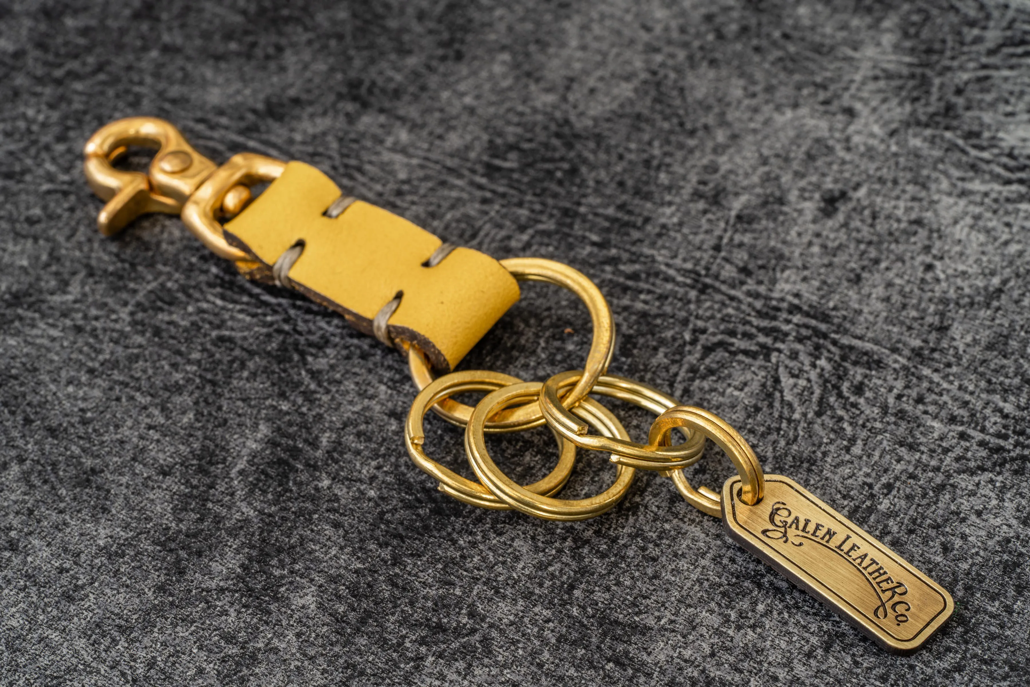 Leather Key Ring - New York