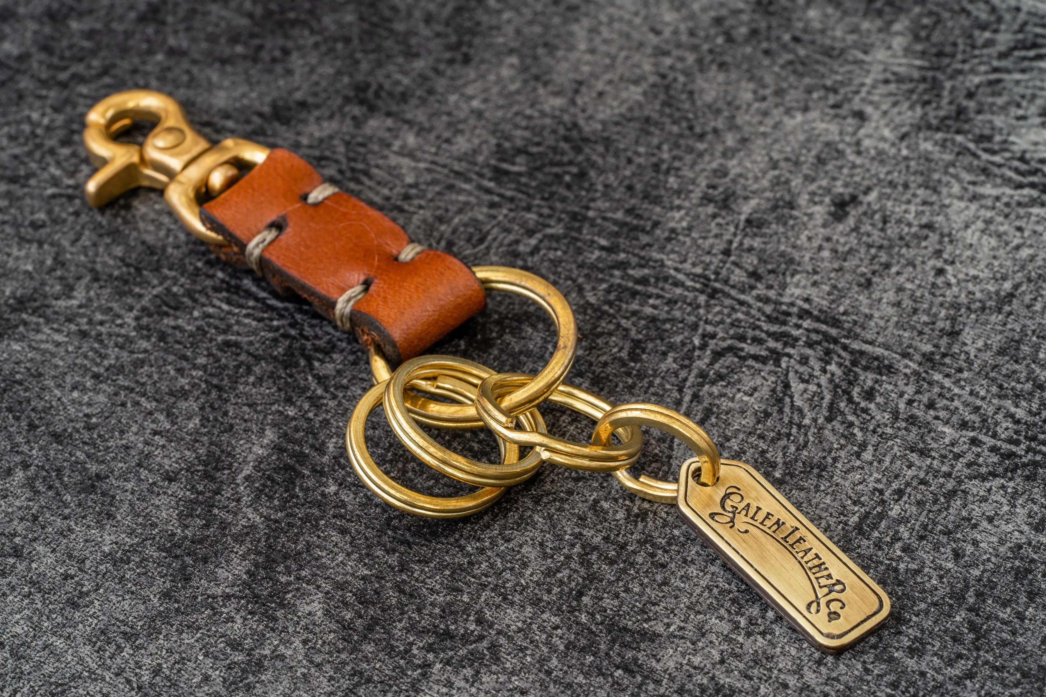 Leather Key Ring - New York