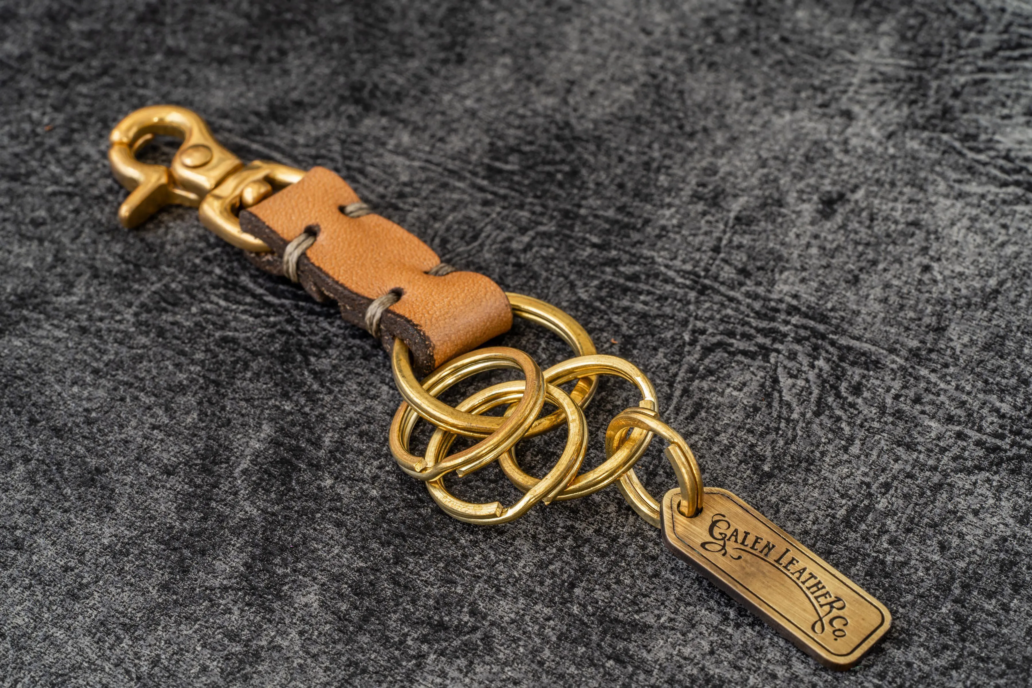 Leather Key Ring - New York