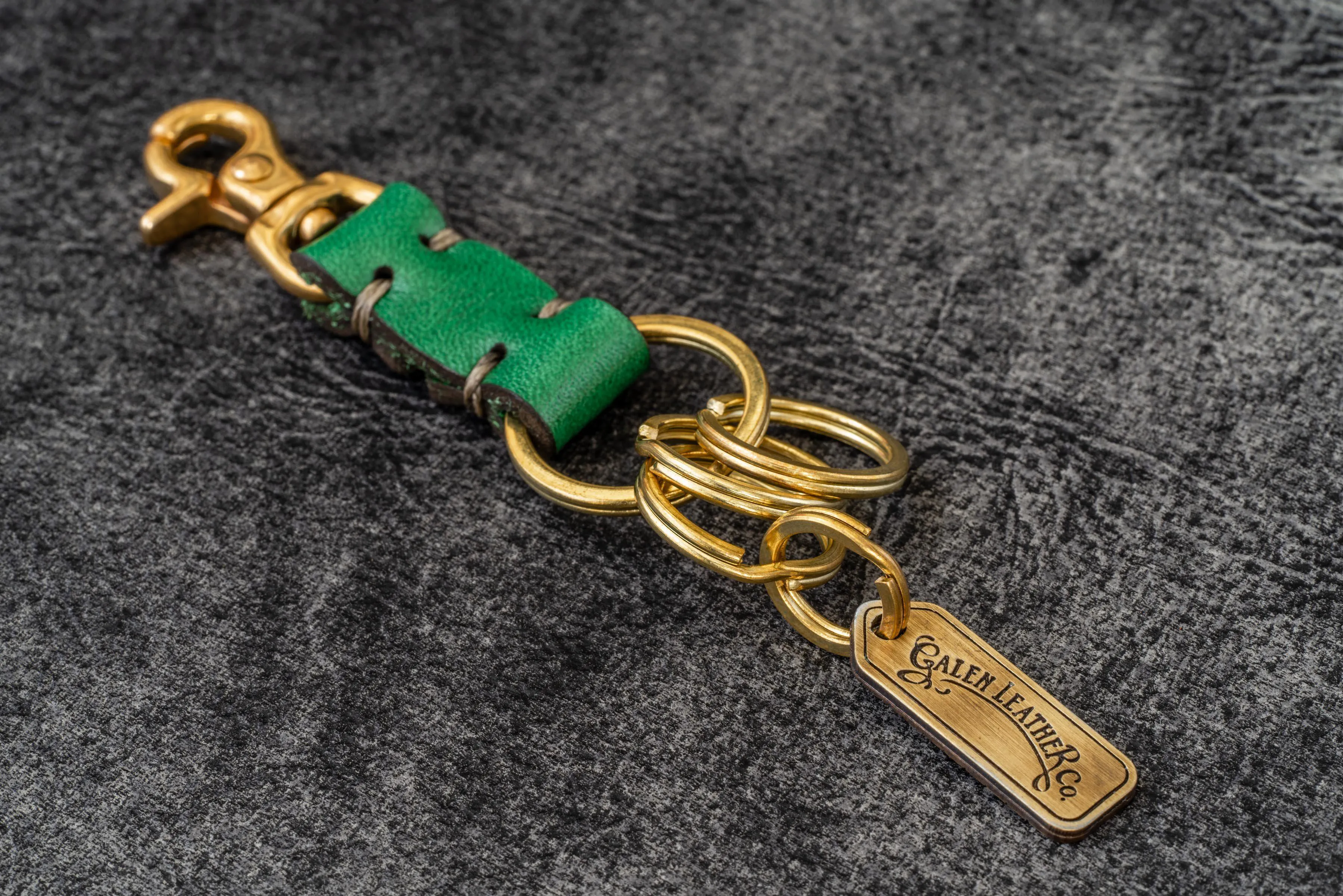 Leather Key Ring - New York