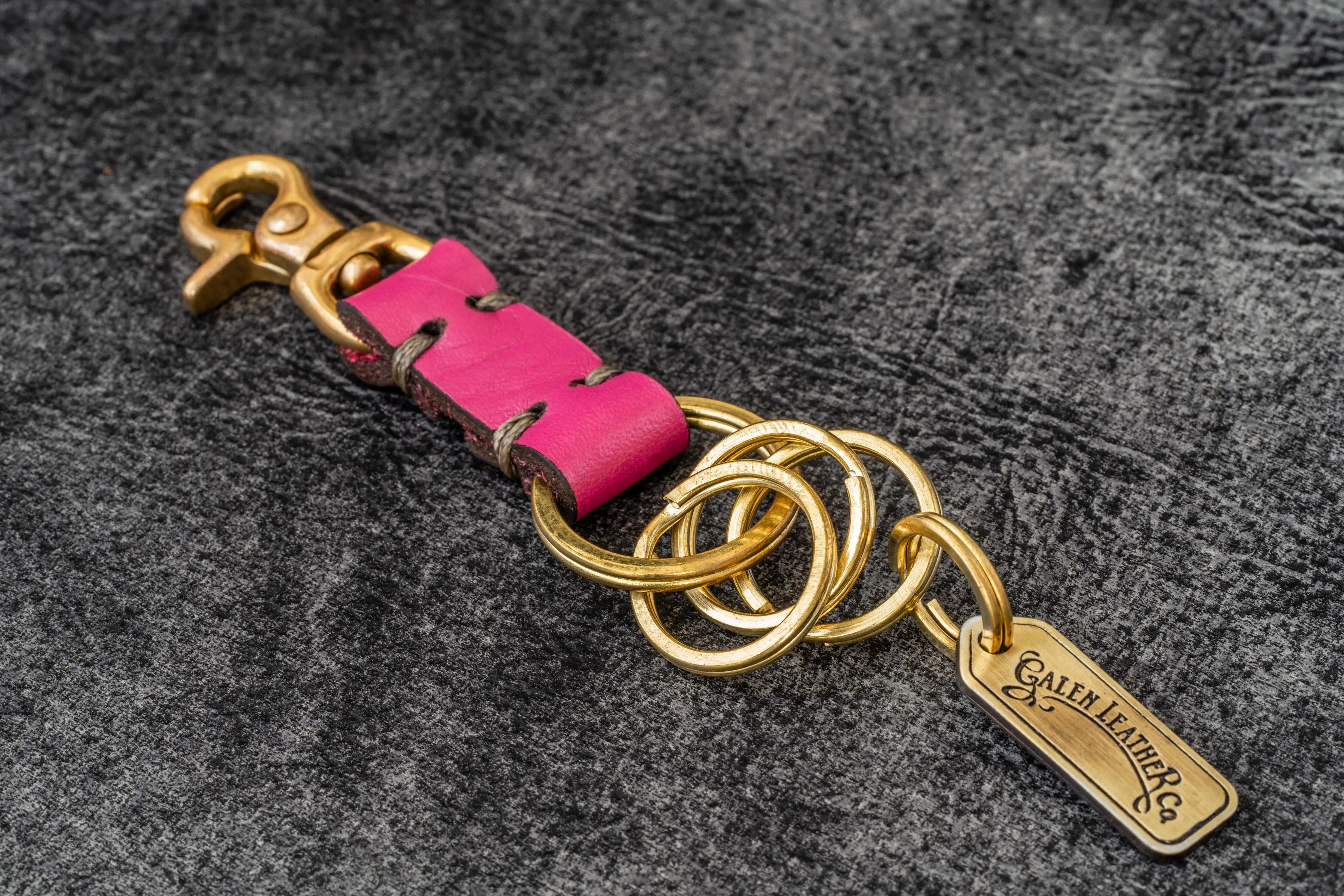 Leather Key Ring - New York