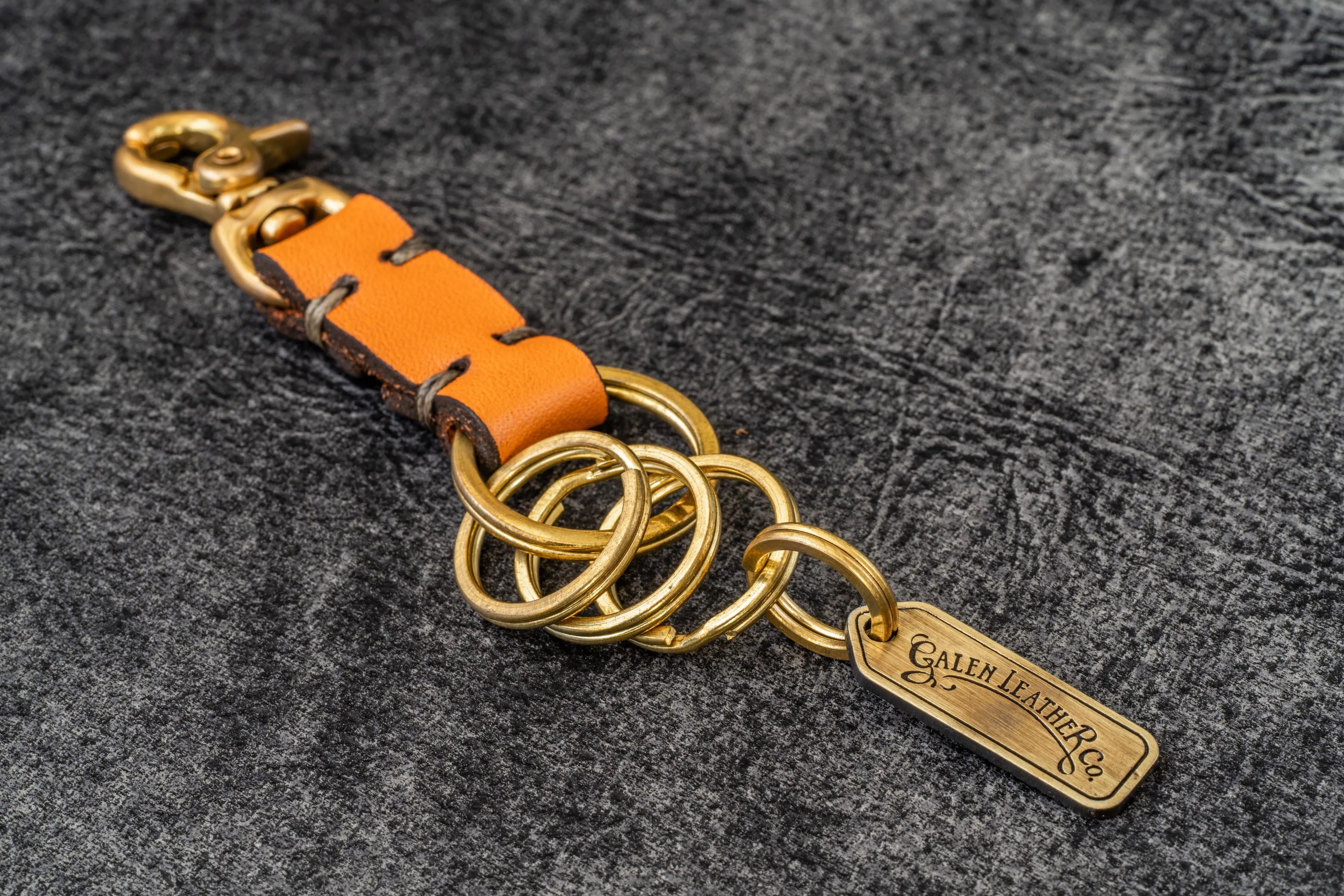 Leather Key Ring - New York