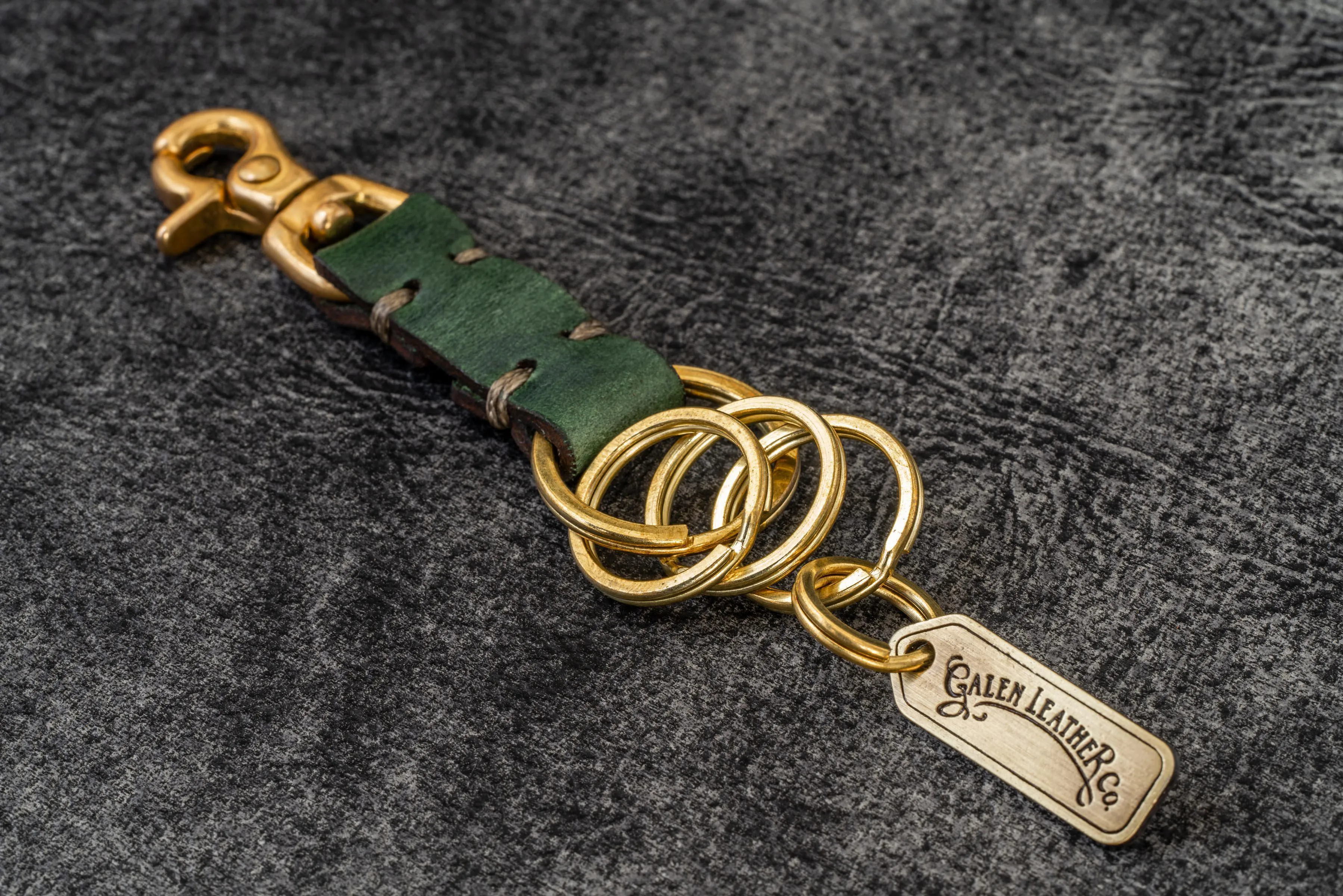 Leather Key Ring - New York