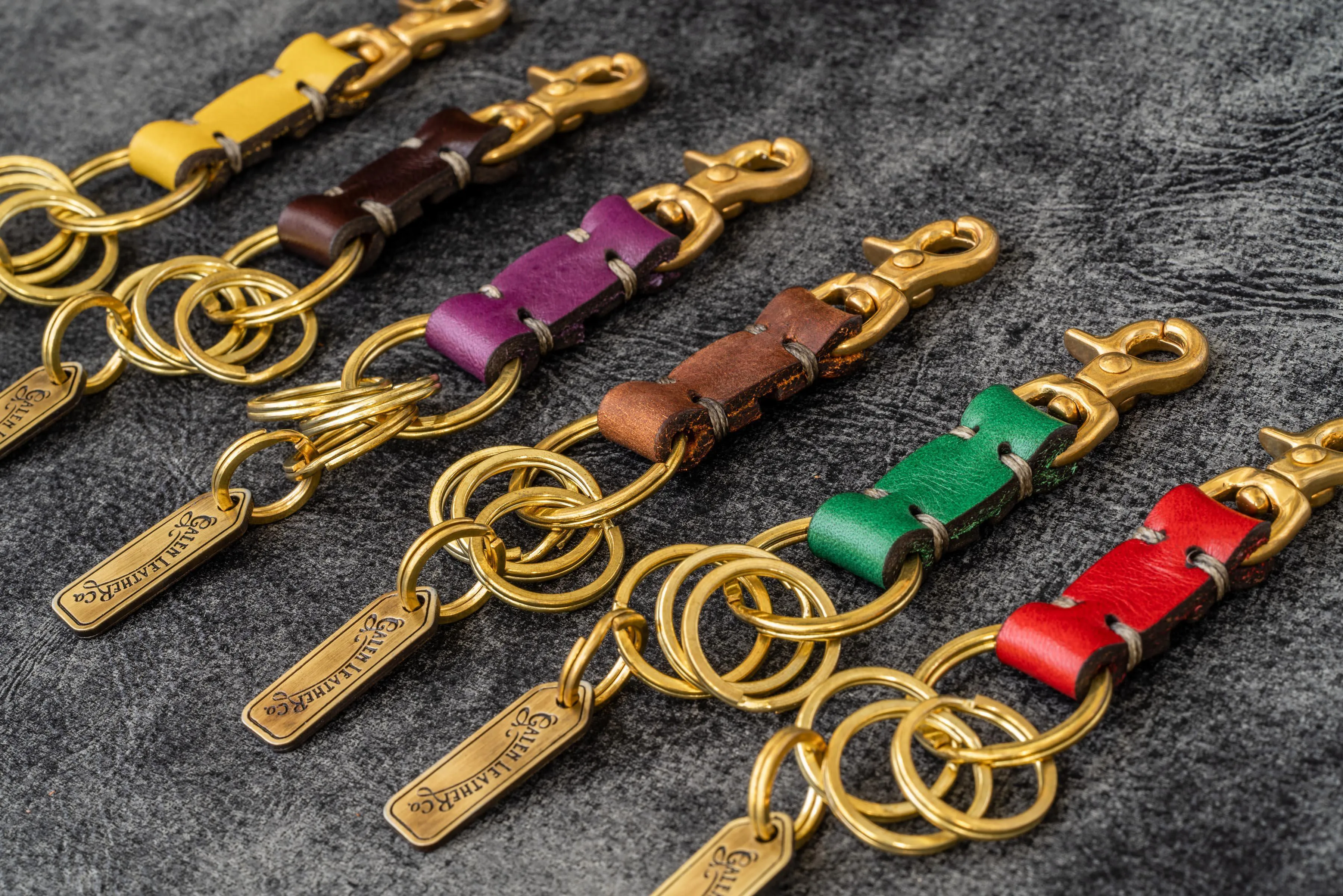 Leather Key Ring - New York