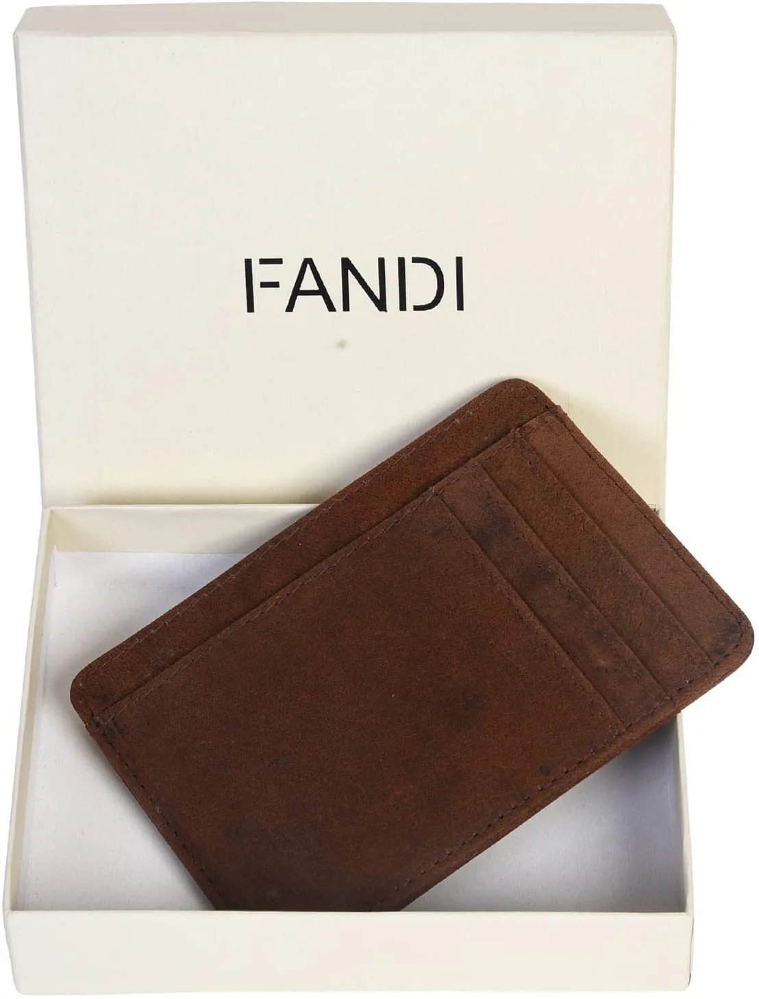 Leather Wallets for Men Minimalist Design Card Holder RFID Blocking Smart Wallet