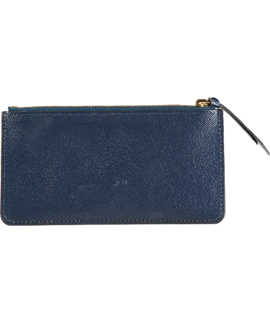 Louis Vuitton Blue Coin Purse And Card Holder