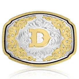 Montana Silversmiths Western Initial D Buckle