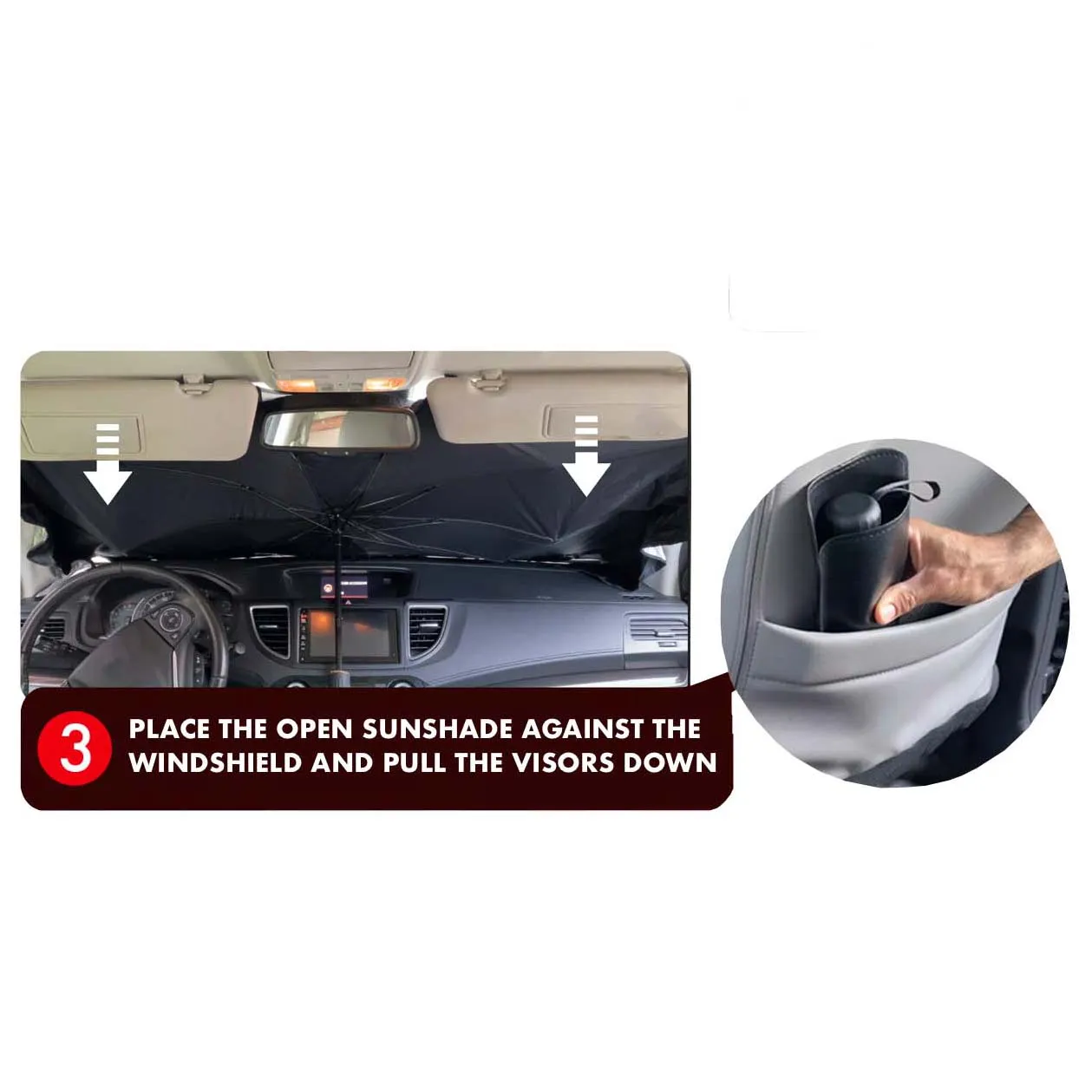 MyCar Umbrella Sunshade - Medium SSUMBM