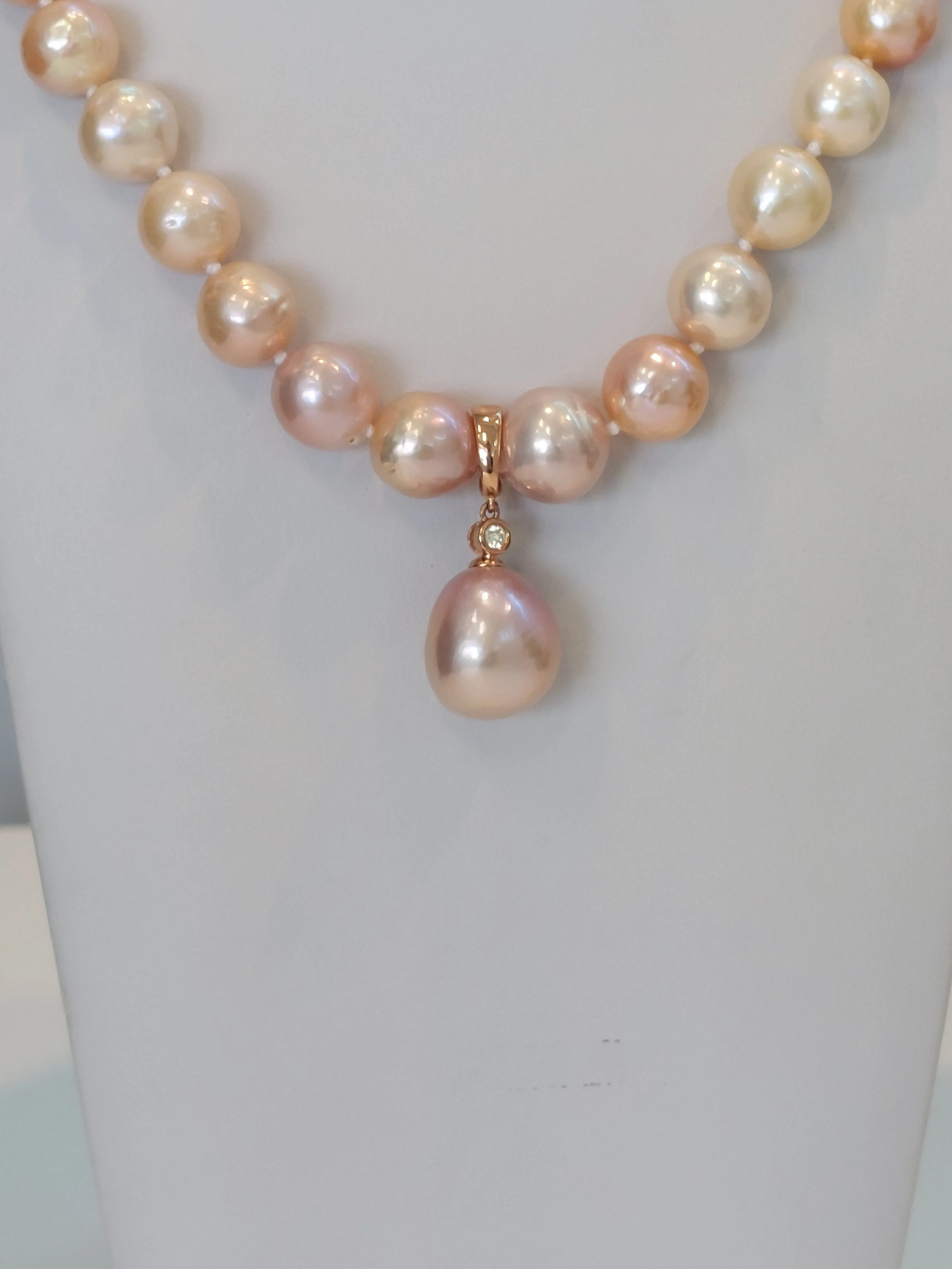 Natural Pink Pearl Strand