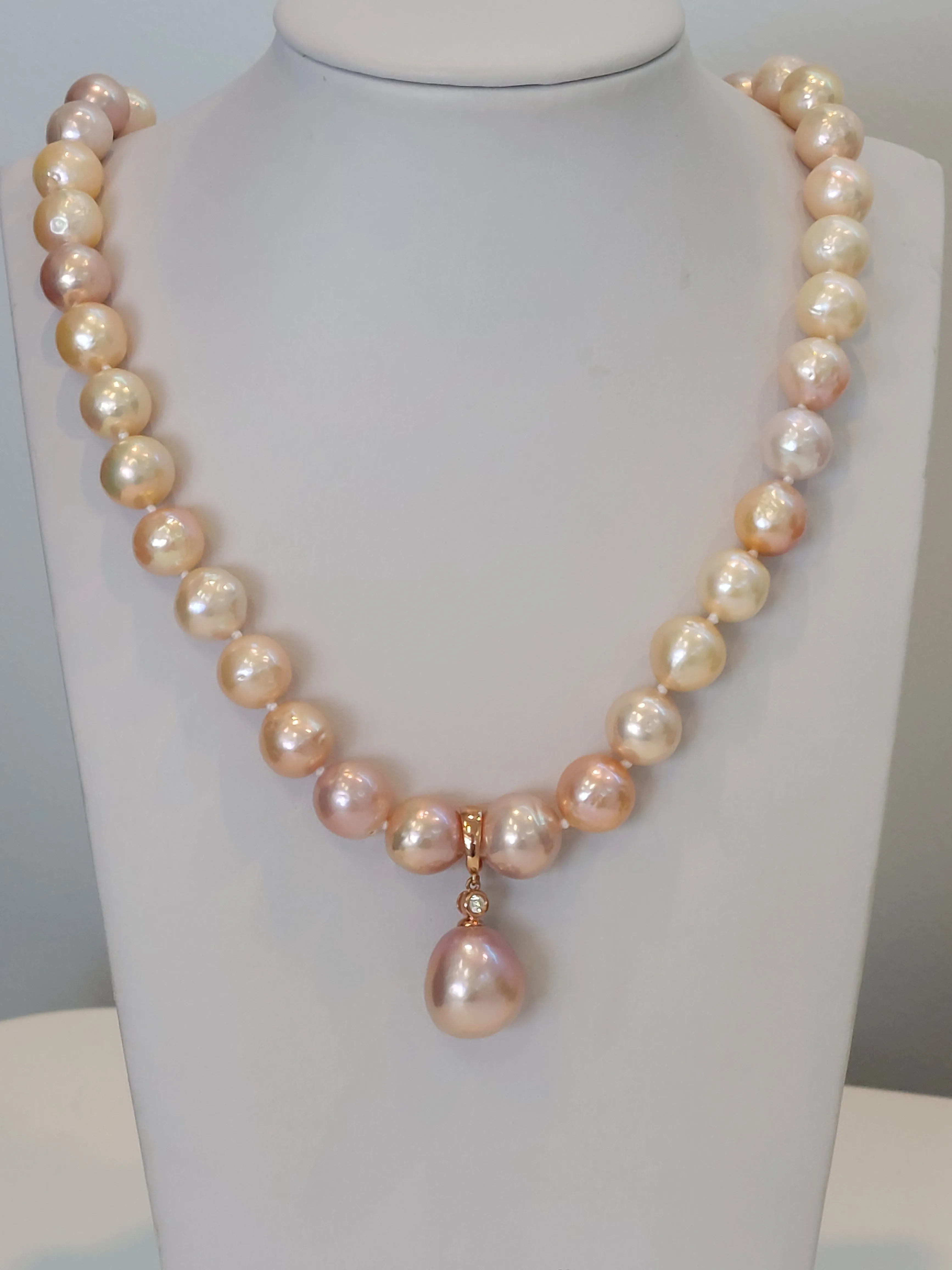 Natural Pink Pearl Strand