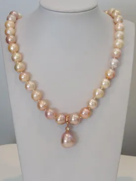 Natural Pink Pearl Strand