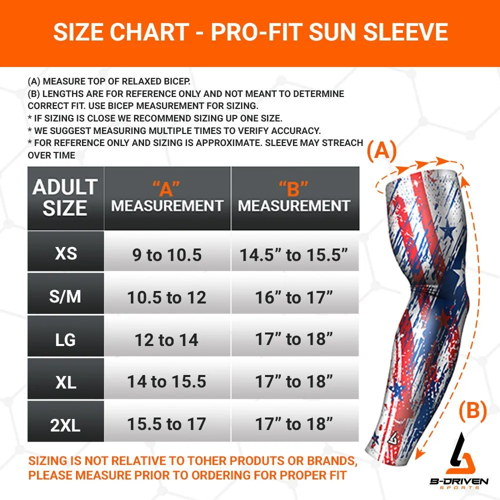 Red Compression Arm Sleeve | Sun Sleeve