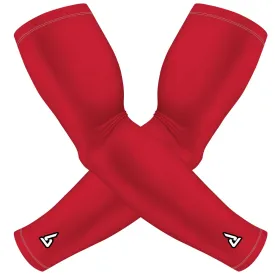 Red Compression Arm Sleeve | Sun Sleeve