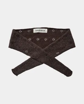 ROSASK SCARF - Brown