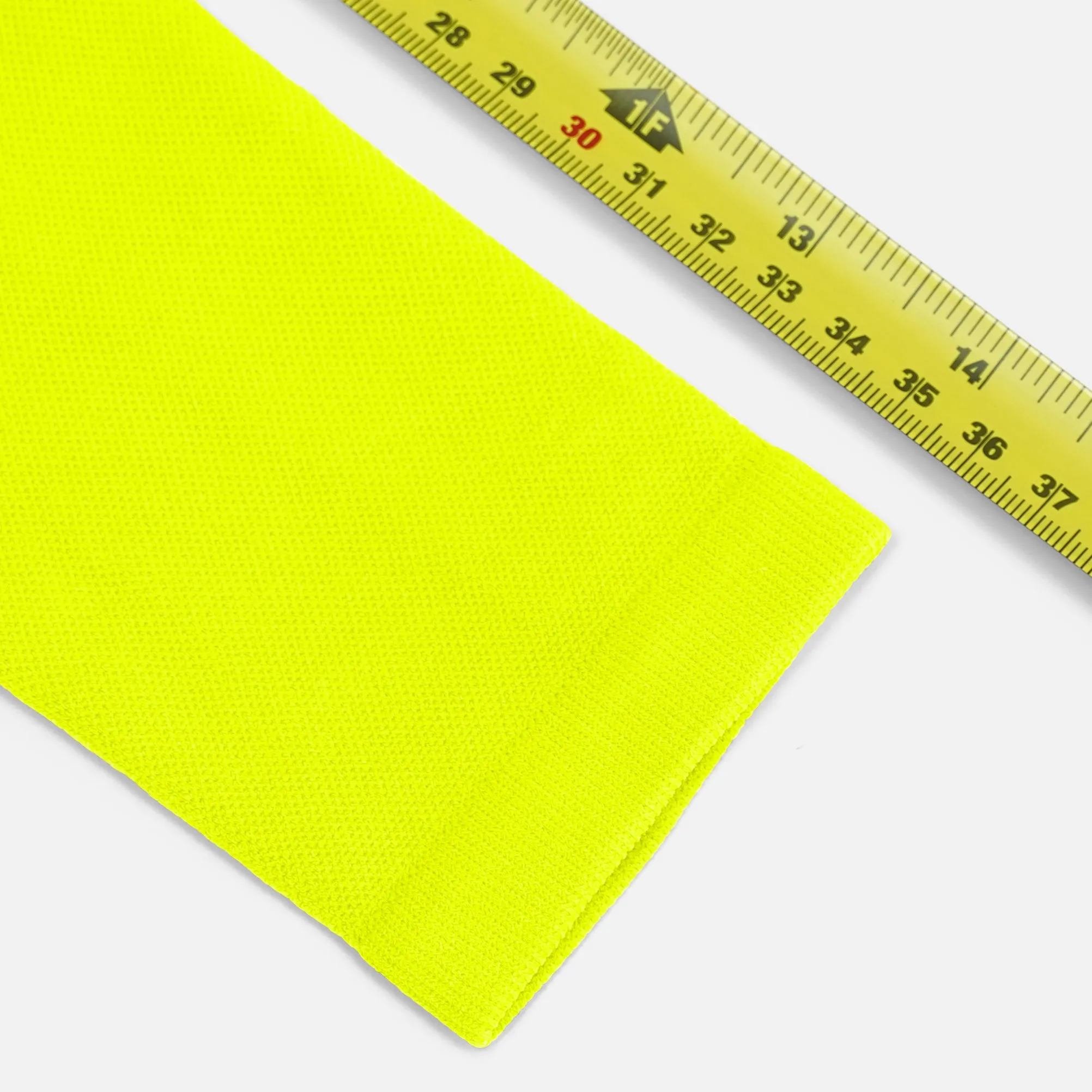 Safety Yellow One Size Fits All Arm Sleeve with Logo
