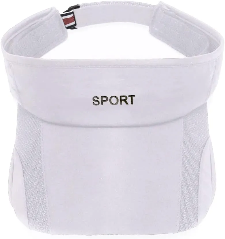 Sun Visors Hats for Women with Retractable Brim Golf Visor UV Protection Beach Cap Tennis Running Sport Hat Adjustable