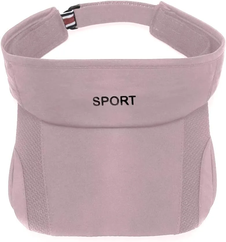 Sun Visors Hats for Women with Retractable Brim Golf Visor UV Protection Beach Cap Tennis Running Sport Hat Adjustable