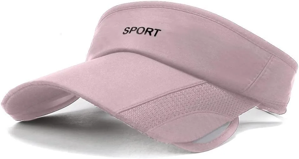 Sun Visors Hats for Women with Retractable Brim Golf Visor UV Protection Beach Cap Tennis Running Sport Hat Adjustable