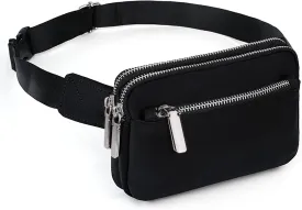 UTO Fanny Pack for Women Crossbody Trendy Fashion Belt Purse Chest Waist Hip Bumbag for Outdoor Shopping Travel Hiking