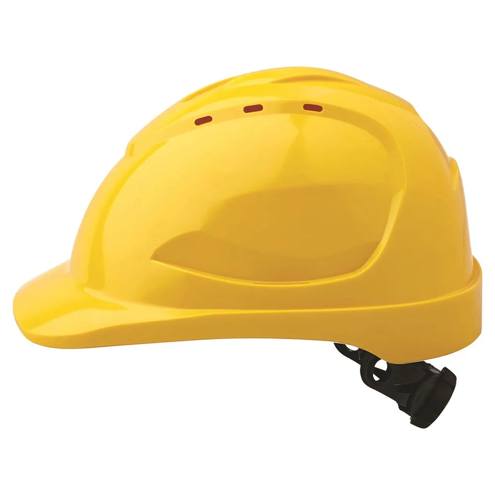 V9 Vented Hard Hat Ratchet Style 6 point Harness