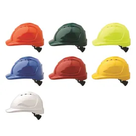 V9 Vented Hard Hat Ratchet Style 6 point Harness